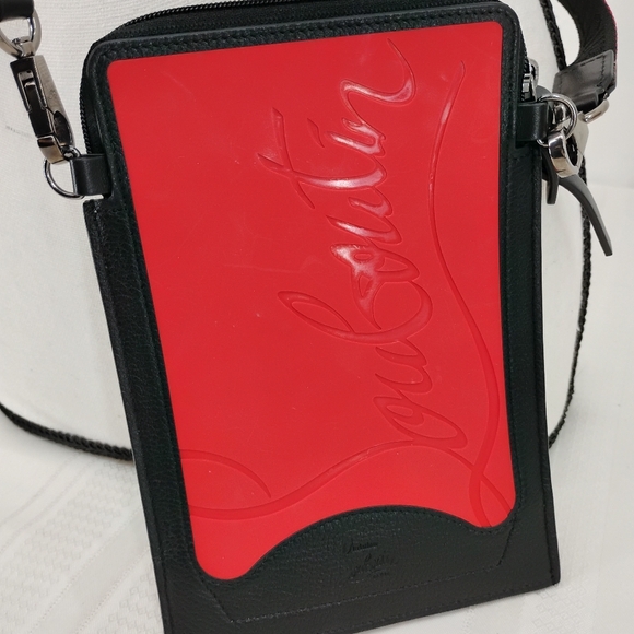 CHRISTIAN LOUBOUTIN Crossbody Bag LOUBILAB phone pouch - Picture 2 of 13